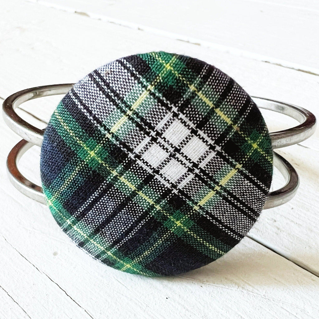 Bracelets - Campbell Dress Tartan Cuff Bracelet