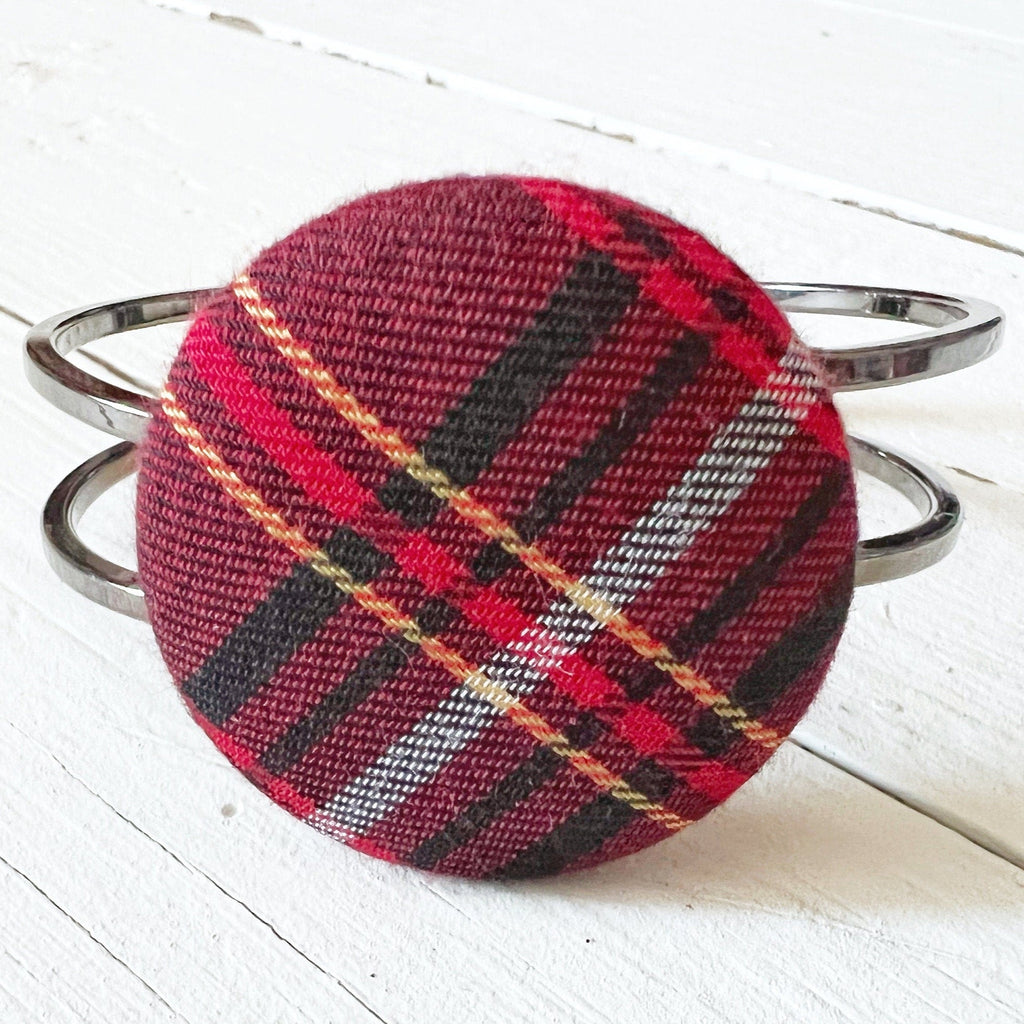 Bracelets - Handmade Wallace Tartan Cuff Bracelet 