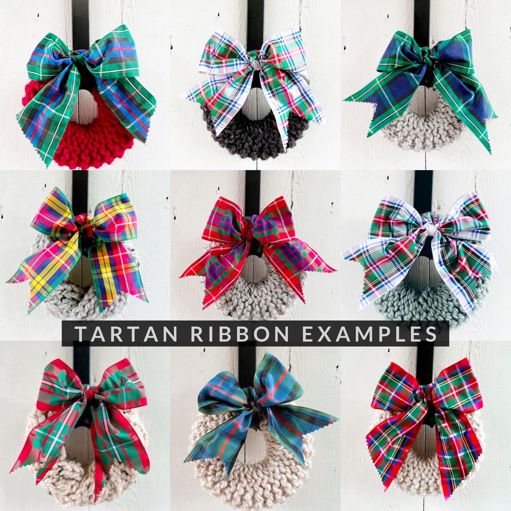 Scottish Edinburgh Tartan Christmas Trim - END OF SPOOL Cut