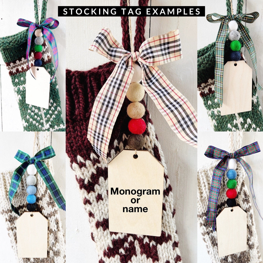 Ready To Ship Buffalo Plaid Christmas Stocking