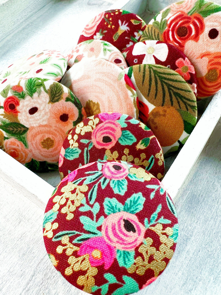 Sew On Buttons - Rifle Paper Co Garden Party Fabric