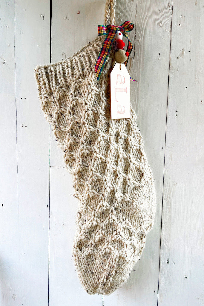 Chunky Knit Personalized Custom Order Holiday Stockings