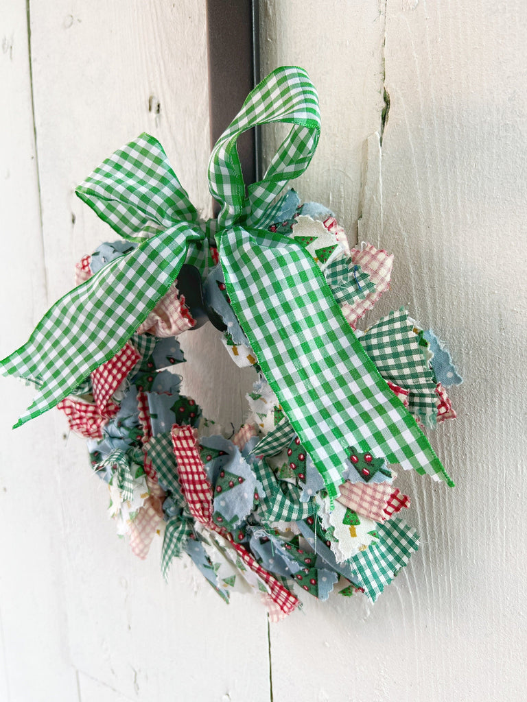  Front Door Or Wall  Handmade Fabric Wreath