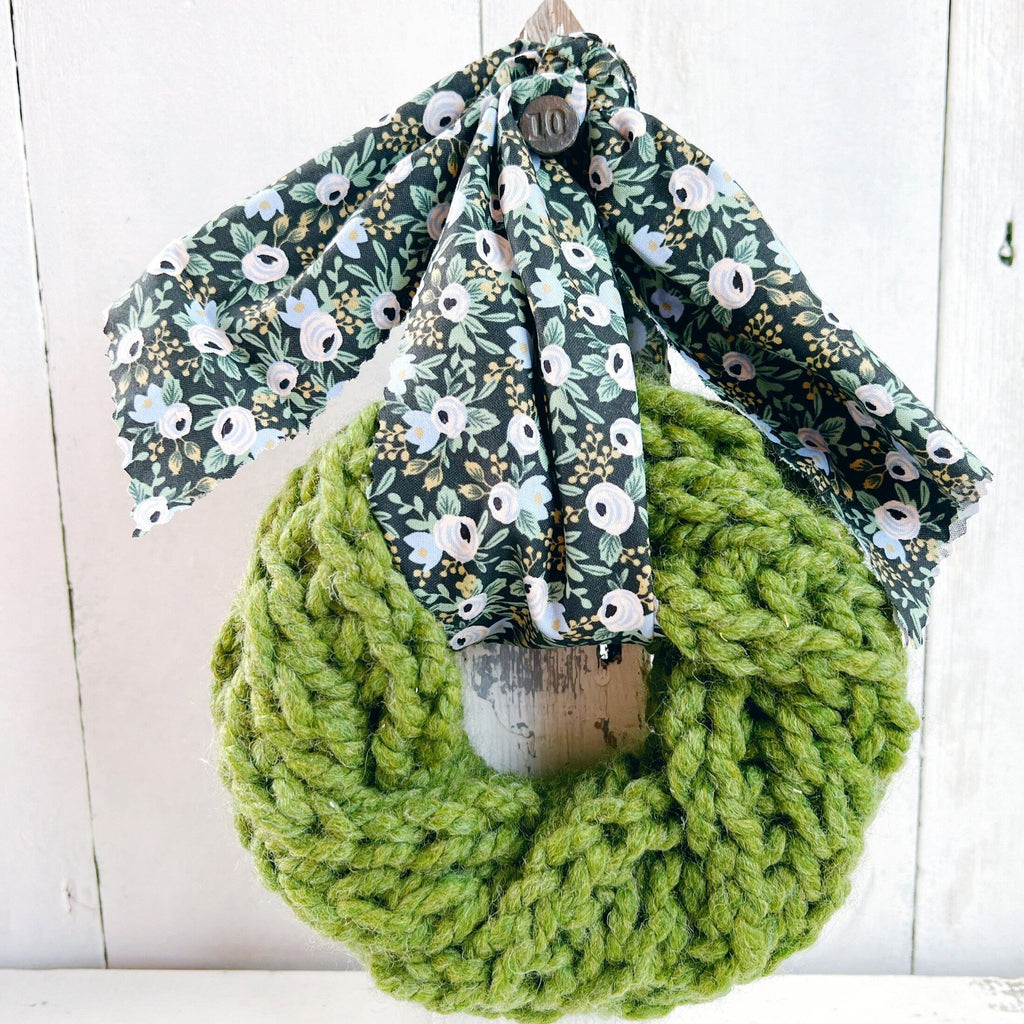 OOAK - Hand Knit Wreaths 