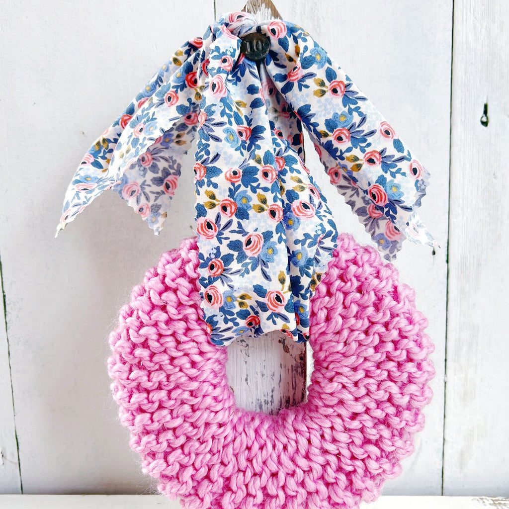 OOAK - Hand Knit Wreaths 