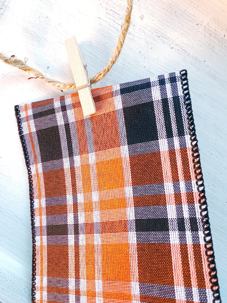 4 Inch Plaid Fall Ribbon - Wired Ribbon By D Stevens