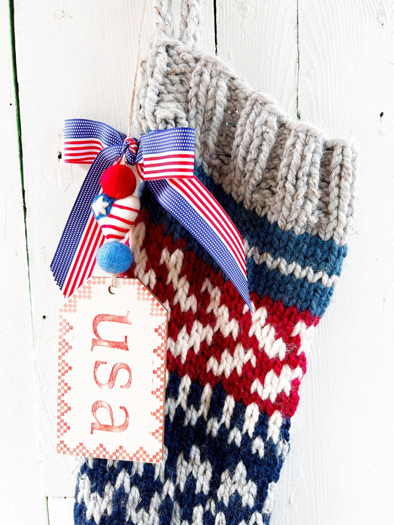 Chunky Knit Personalized Christmas Stockings