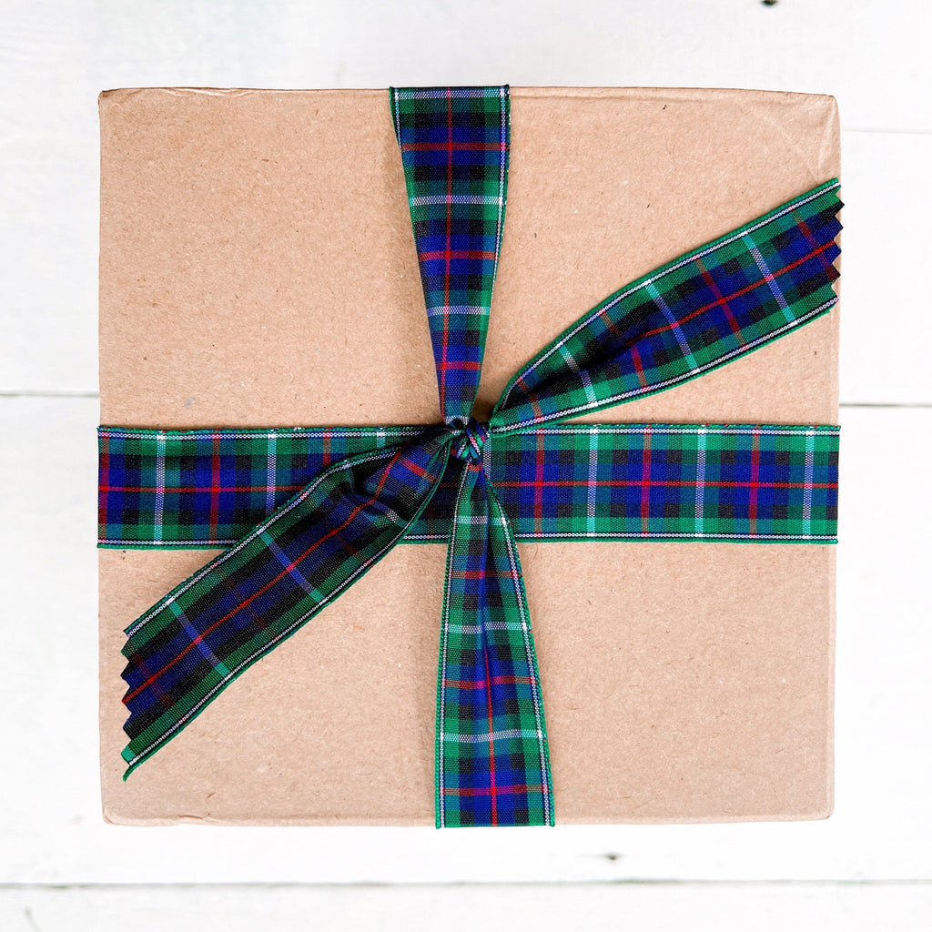 MacKenzie Tartan Plaid Christmas Ribbon 