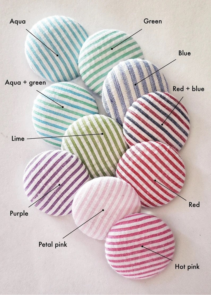Rag Wreath - Choice of Seersucker Colored Fabric