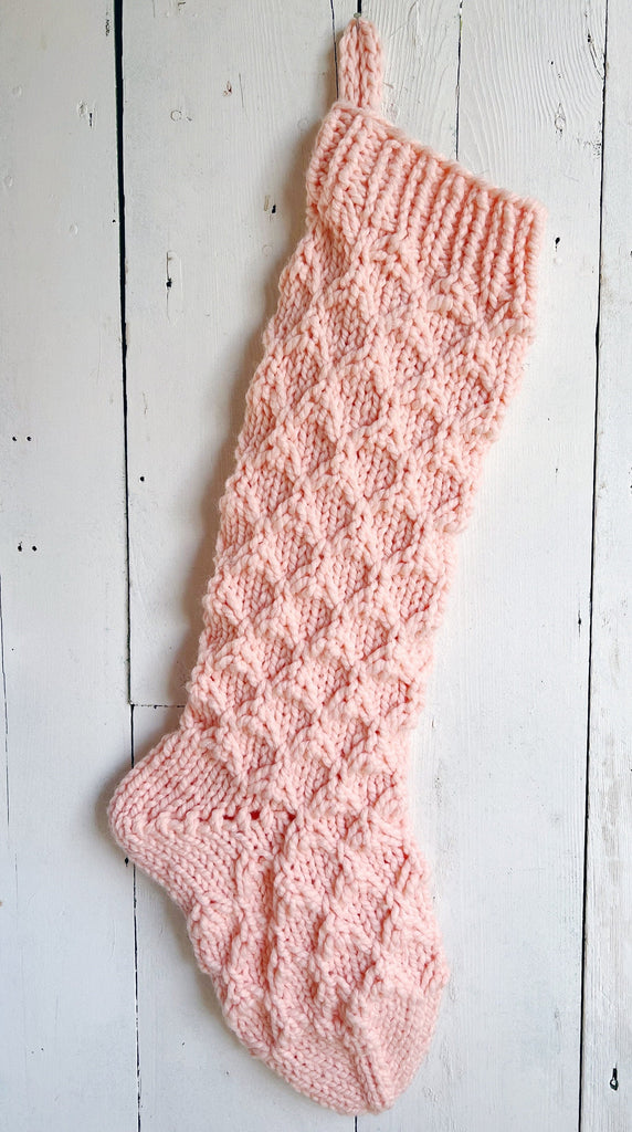 Chunky Knitted Family Christmas Stockings 