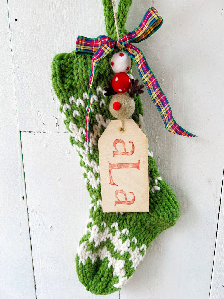 Ready To Ship Stockings - Hand Knit Christmas Stockings