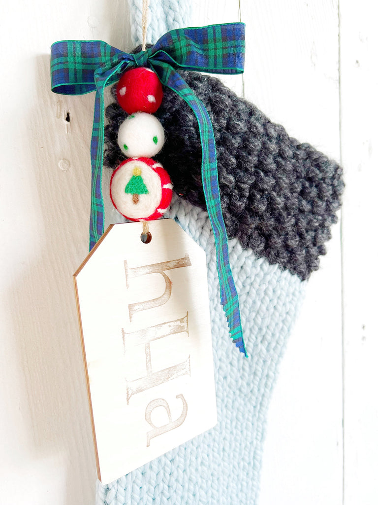 Ready To Ship - Chunky Knit Christmas Stockings