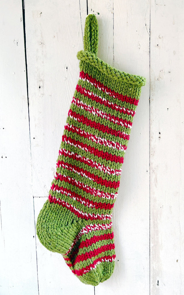 Green And Red Personalized  Christmas Stockings 