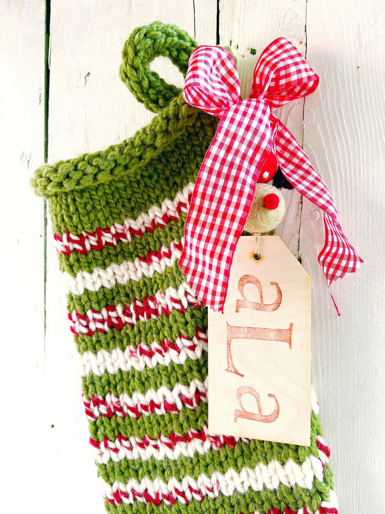 Large Personalized Heirloom Stocking