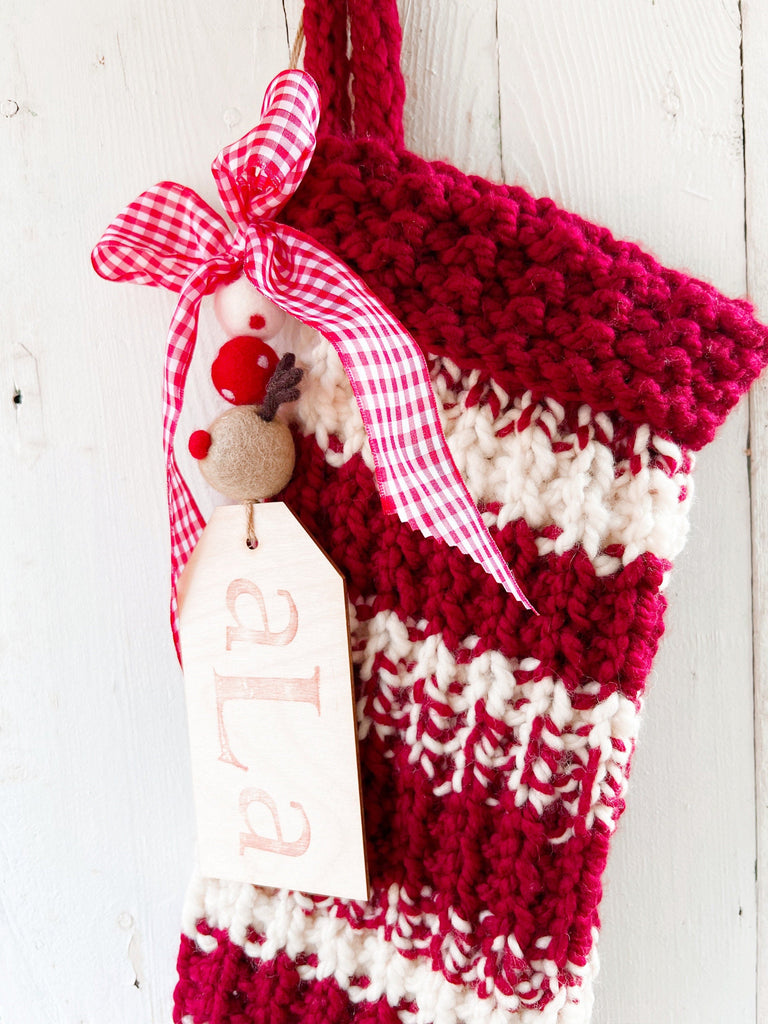 Heirloom Style Personalized Christmas Stockings