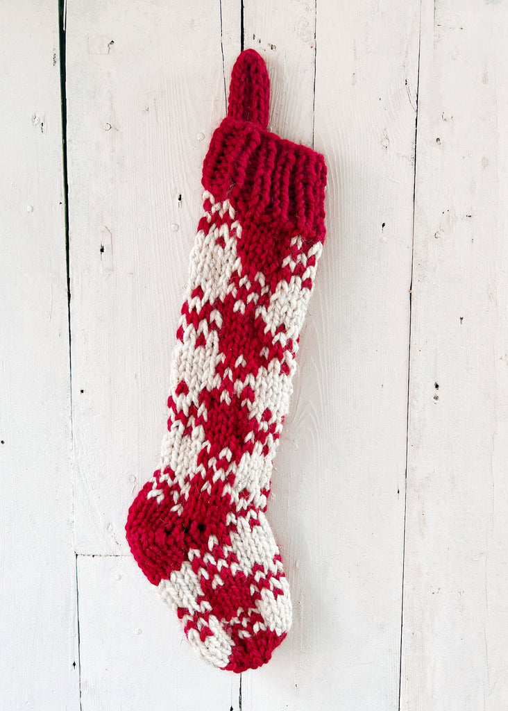 Personalized Chunky Knit Stocking