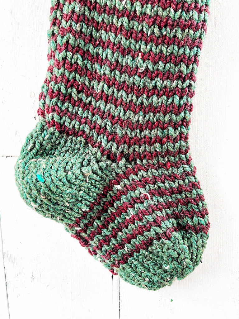 Ready To Ship Stockings - Knit Christmas Stocking