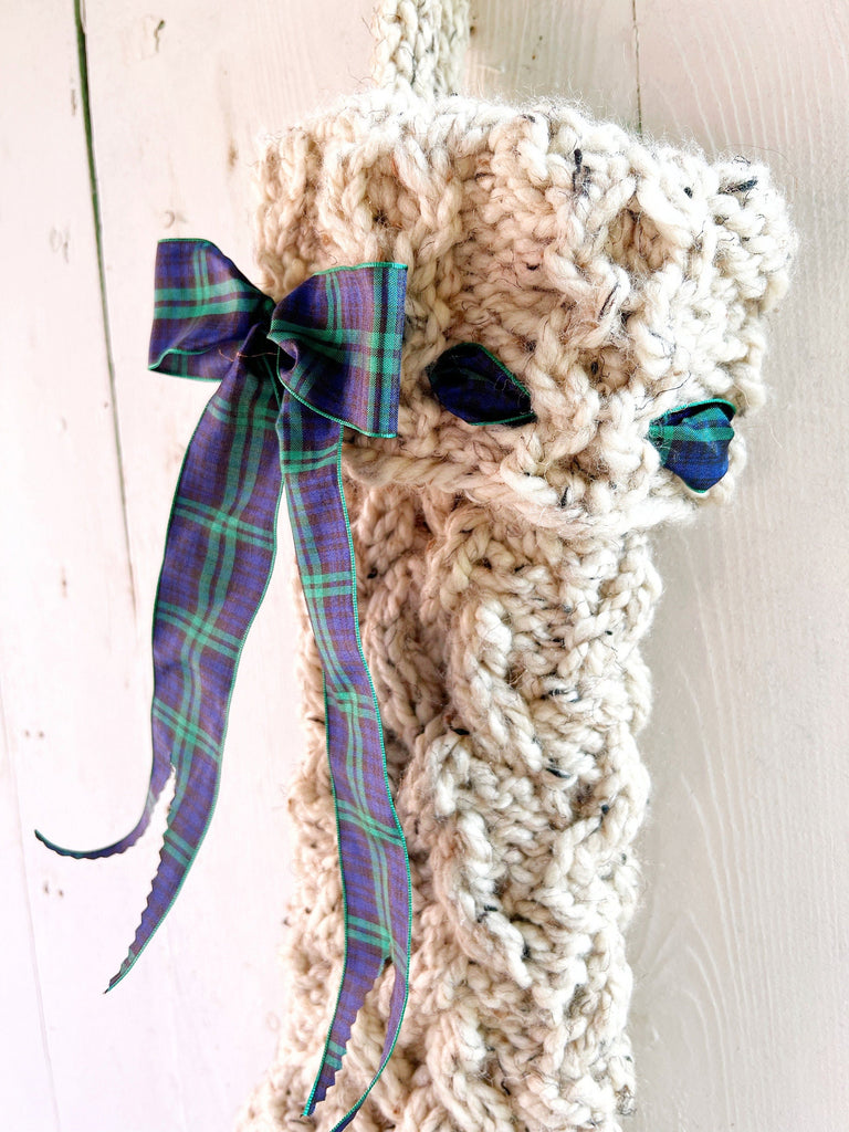 Ready To Ship - Chunky Traditional Family Christmas Stocking