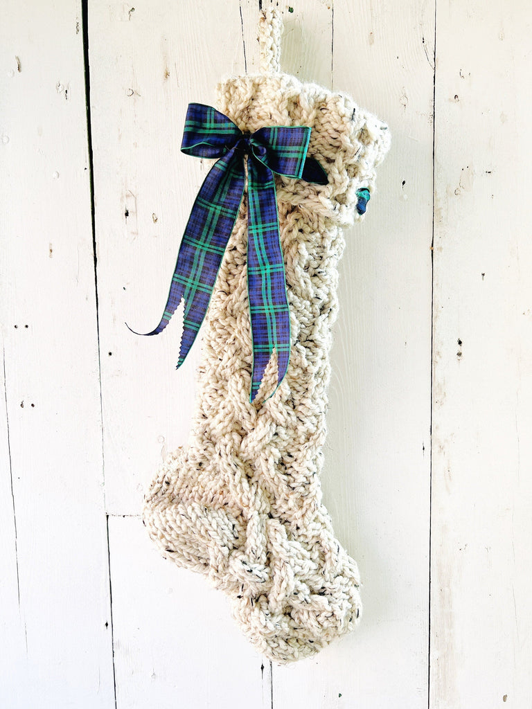 Chunky Traditional Family Christmas Stocking