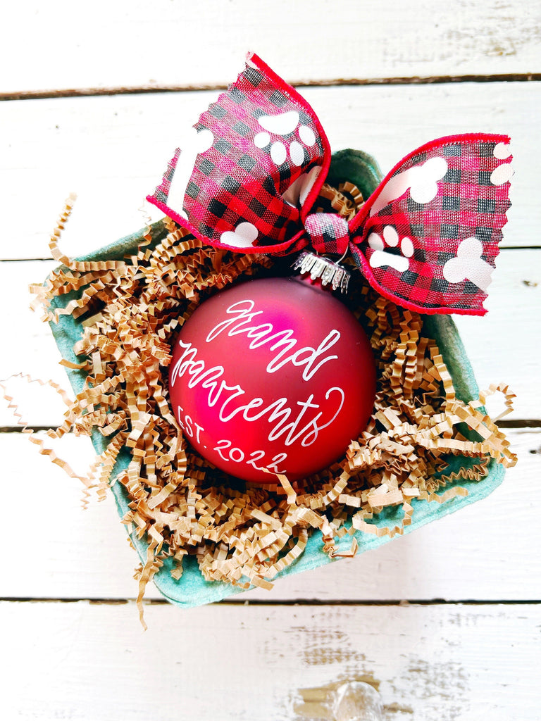Custom Dog Ornament -Gift For Dog Parent Or Adoption