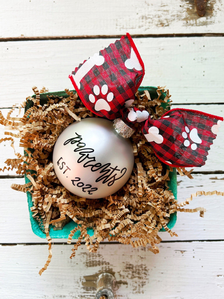 Personalized Dog Ornament 