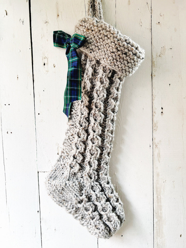  Chunky Knit Traditional Stockings - Large - Ready To Ship