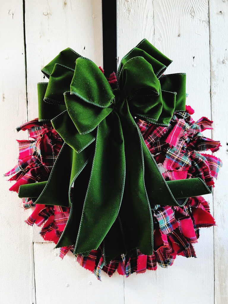 Stewart Tartan Wreath For Christmas Winter And Beyond