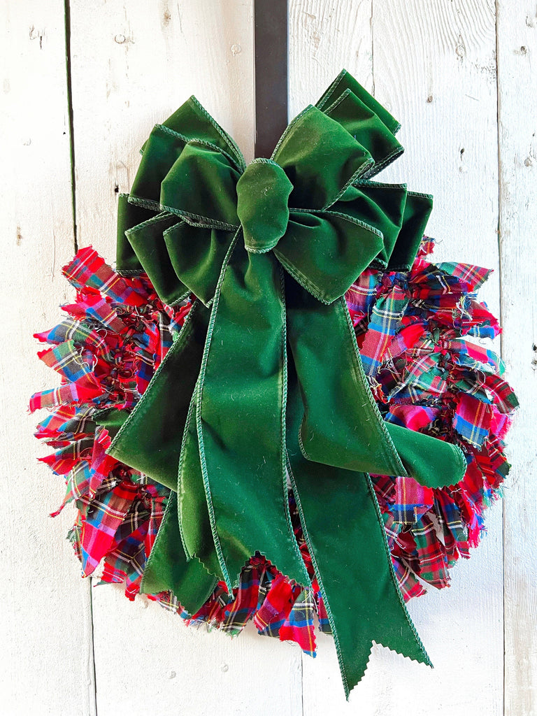 Festive Christmas  Holiday Decor - Farmhouse Winter Wreath