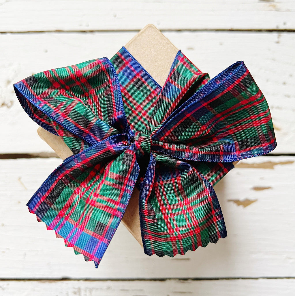 Scottish Tartan Ribbon - MacDonald Tartan Luxury Ribbon 