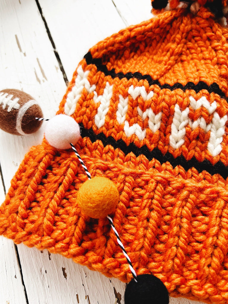 Cincinnati Football - Chunky Knit Hats for Game Day