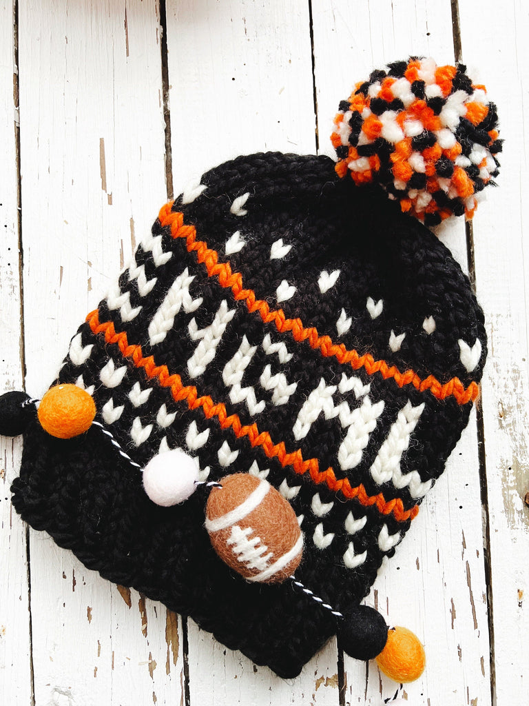 Football Winter Hat Slouchy Beanie