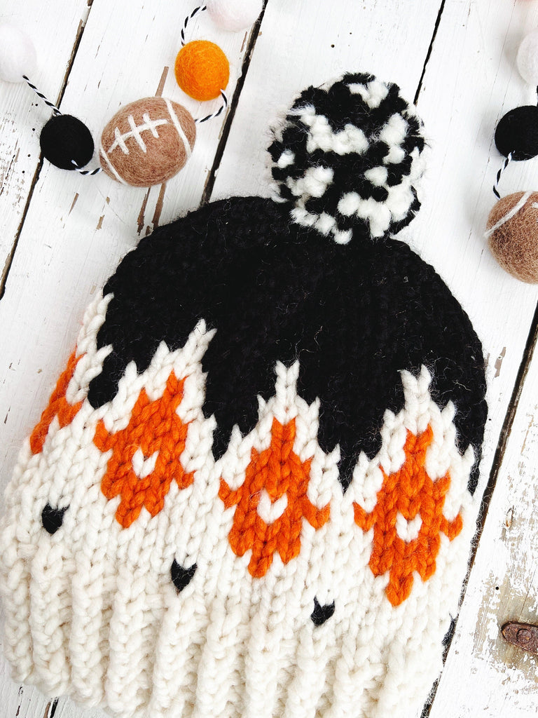 Cincinnati Football Hand-Knit Winter Hat