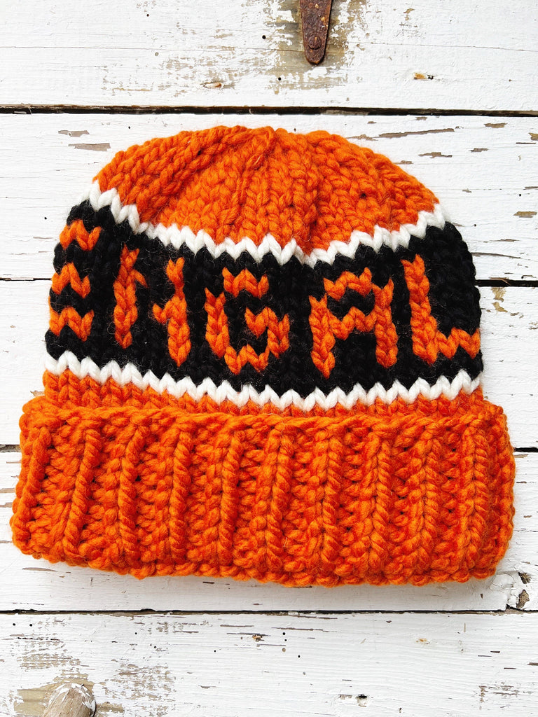 Cincinnati Knit Hat - Chunky Winter Beanie