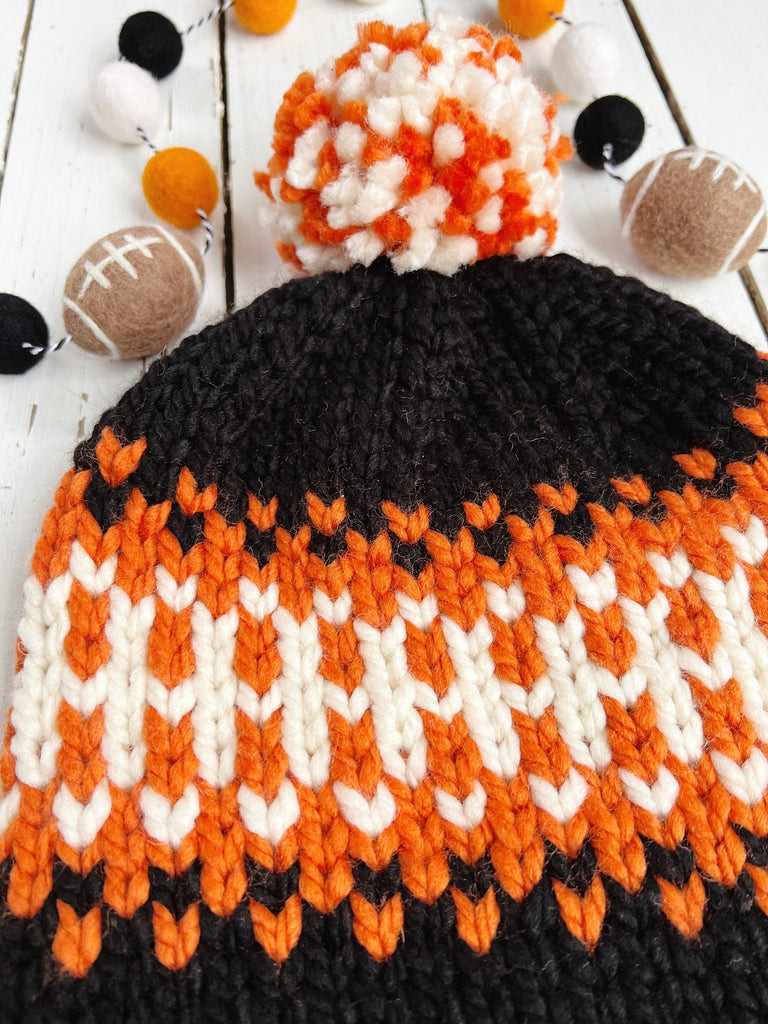 Cincy Football Winter Hat - Knit Beanie For Game-Day Styling