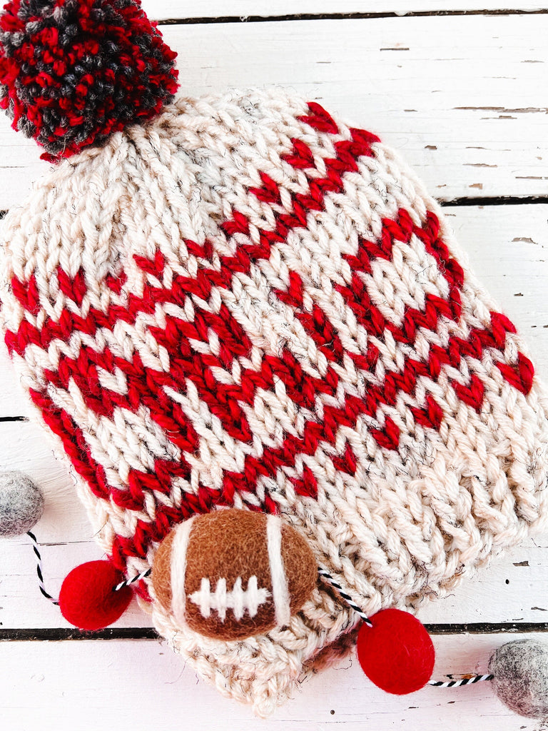 Ohio State - Hand Knit Ohio State Beanie 