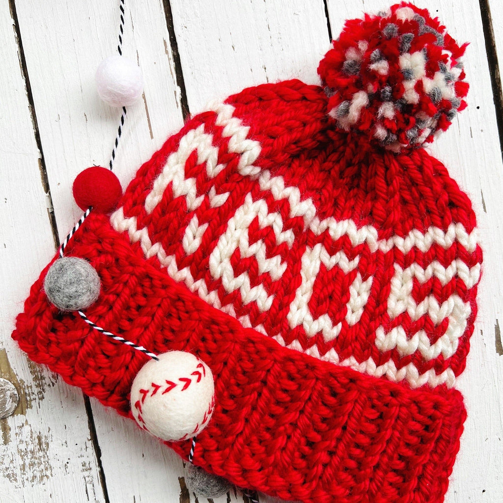 Cincinnati Baseball Winter Beanie With Folded Brim