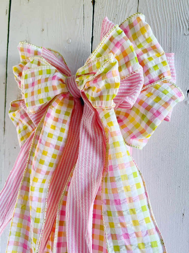 Oversized Bows - Springtime Farmhouse And Lantern Bow