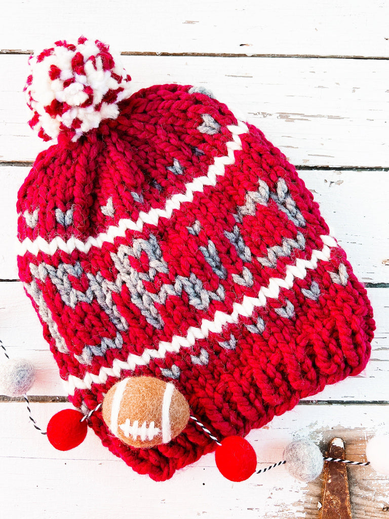 Ohio State - Custom Hats - Chunky Knit Winter Beanie