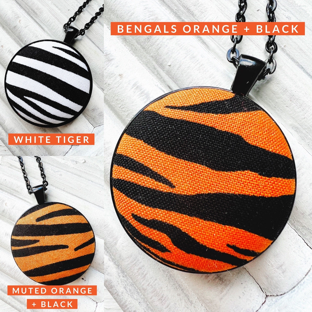 Bengals Jewelry - animal print stud earrings