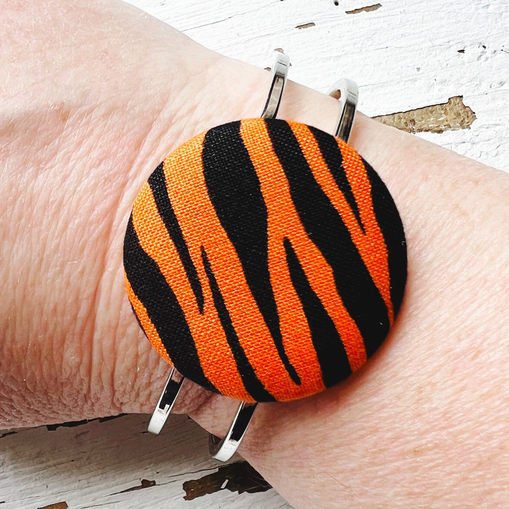 Bengals Jewelry - Cincinnati Football Bangle Bracelet 