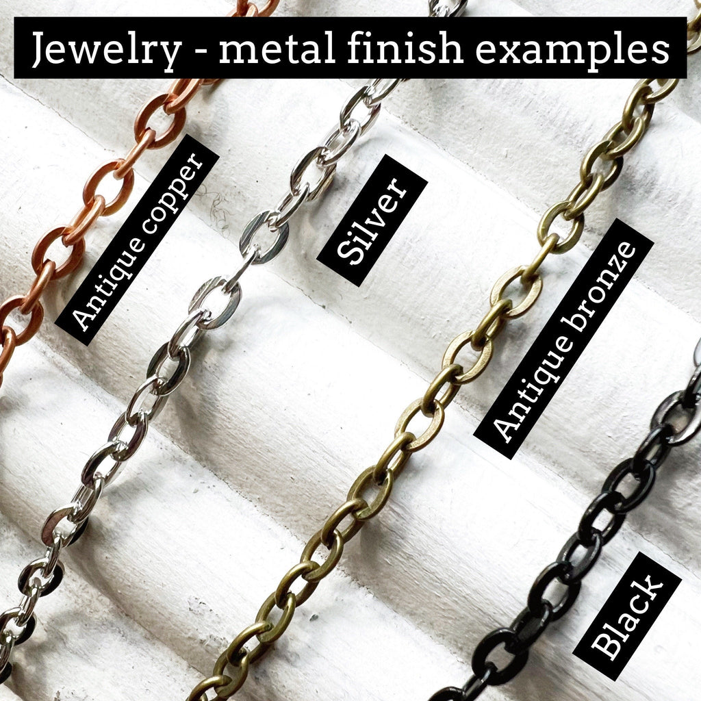 Bengals Jewelry - choice of metal finishes