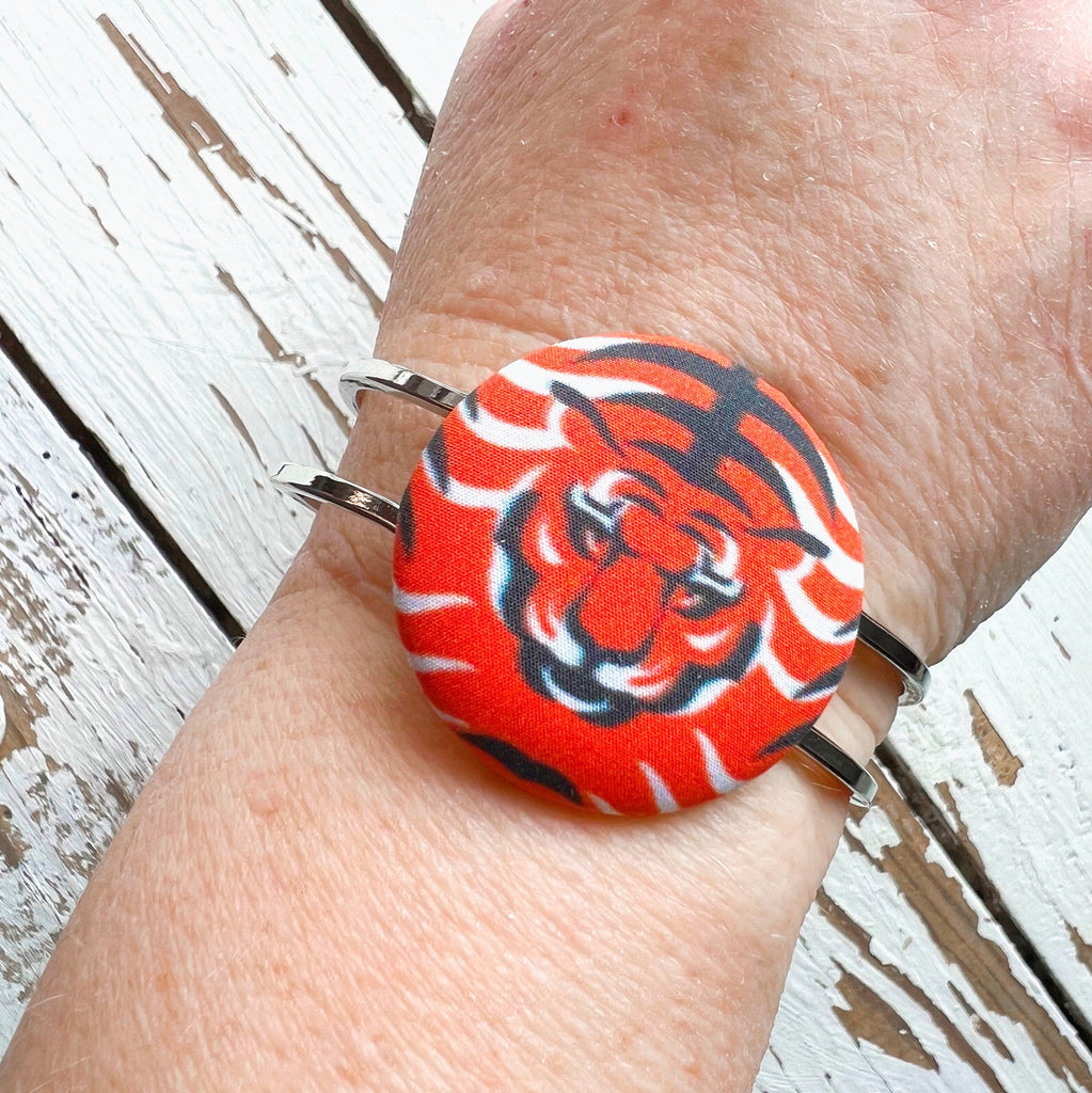 Bengals Jewelry - Tiger Cuff Bangle Bracelet