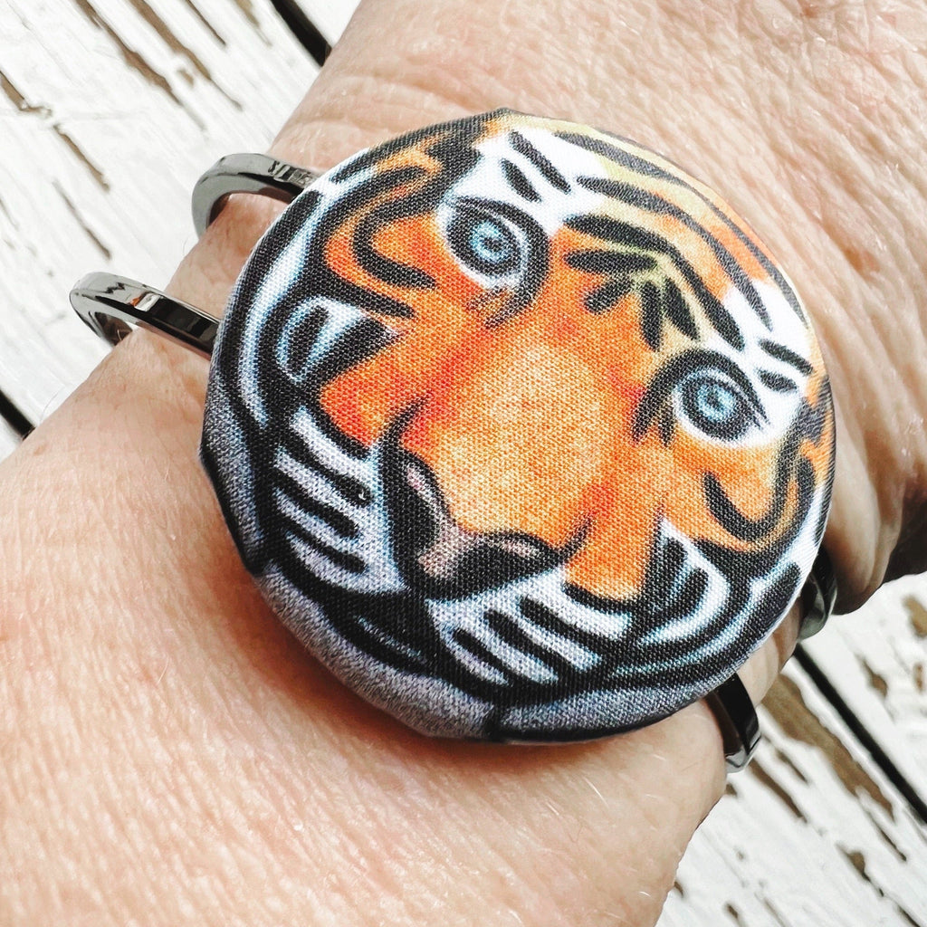 Bengal Tiger Jewelry - Tiger Cuff Bracelet 