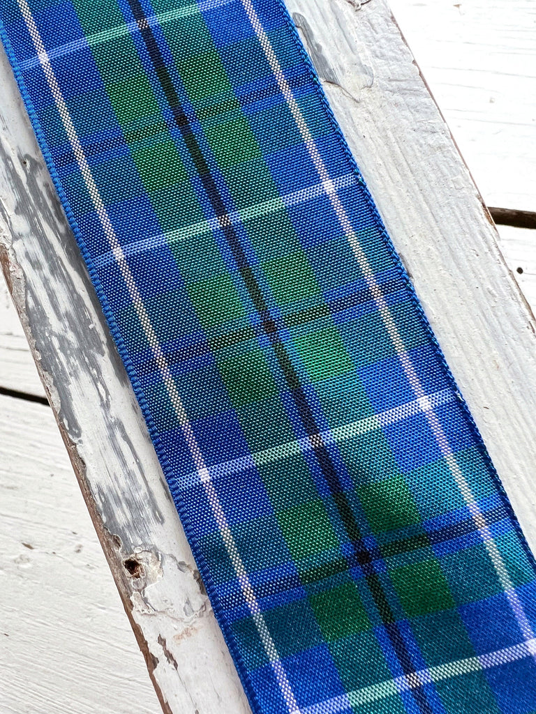 Tartan Ribbon 5 Yards - Wedding Decor DIY Crafts Supplies