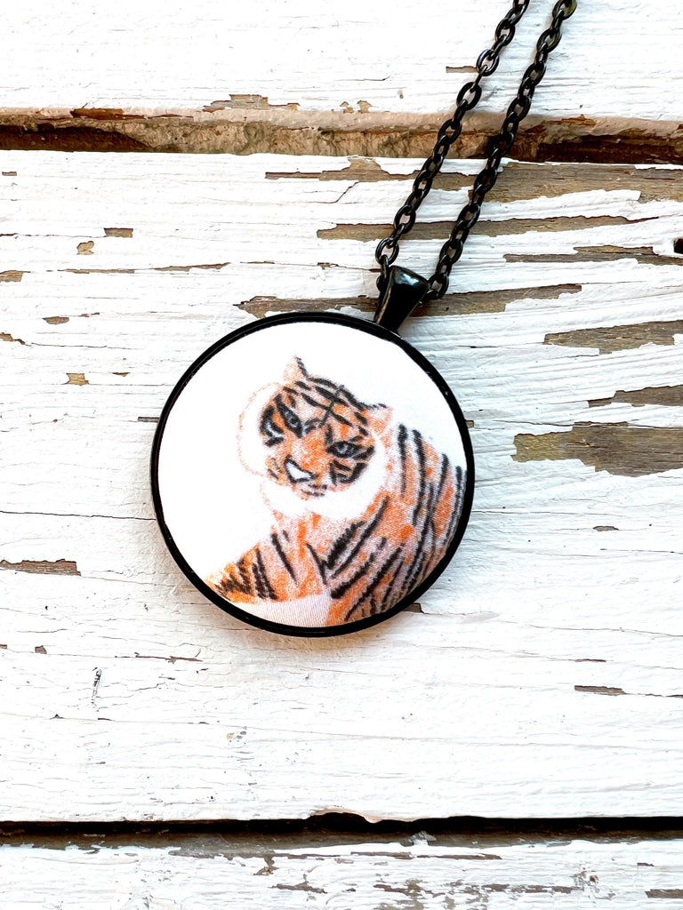 Bengal Tiger Pendant & Necklace