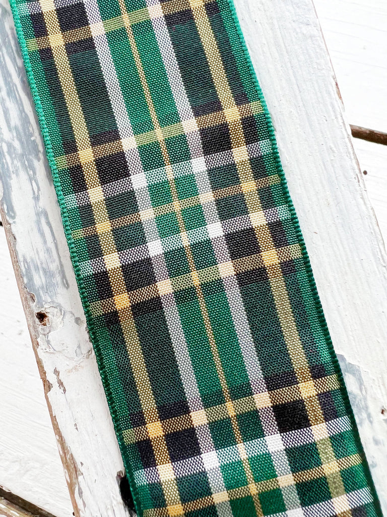 Irish National Tartan Ribbon - Ribbon for Wreaths