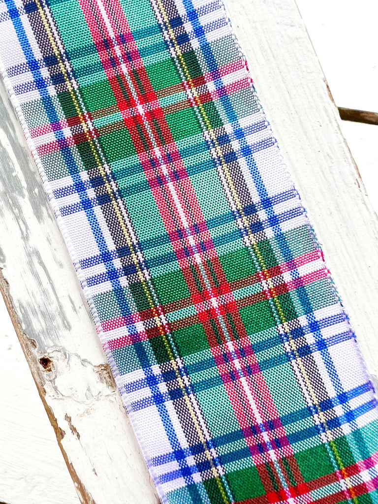 Tartan Ribbon - Plaid ribbon for decorating and Weddings