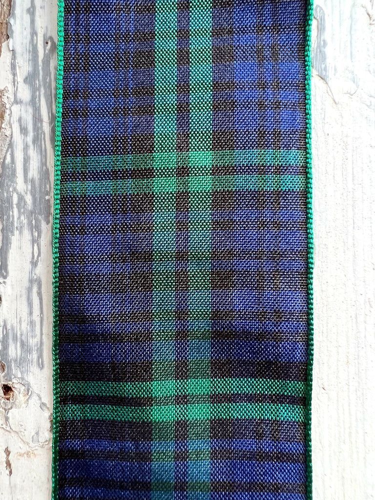 Scottish Tartan Ribbon - Black Watch Tartan Plaid Ribbon