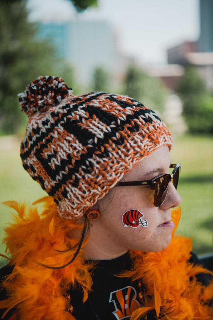 READY To SHIP - Cincinnati Football Beanie