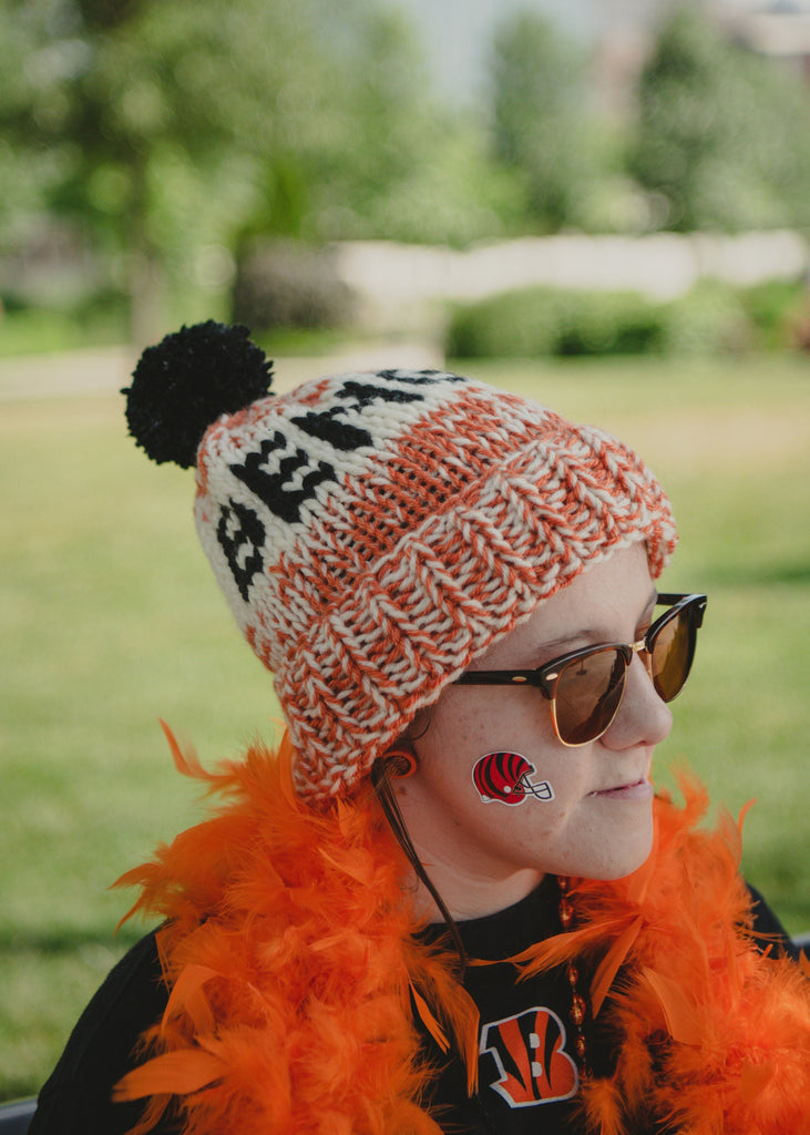 Cincinnati Football - Hats - Cincinnati Football Knitted Hat